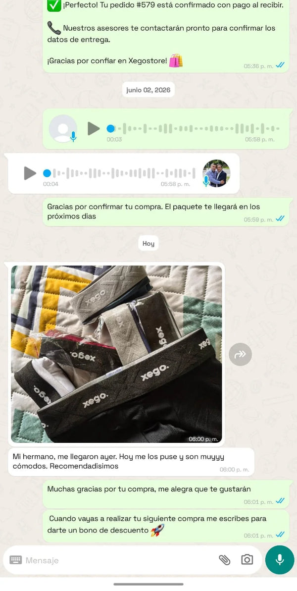 Cliente verificado de Xego ⭐⭐⭐⭐⭐